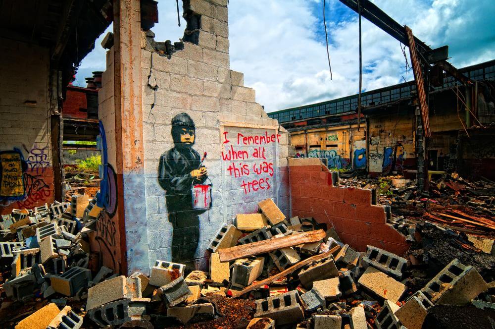 bloomeka_banksy_streetart_changement climatique_ecologie_marketing responsable_communication verte_gestion de projet_RSE_3